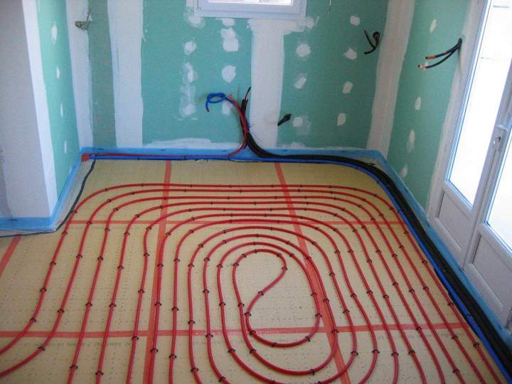 Plancher chauffant et radiateur Montpon-Ménestérol